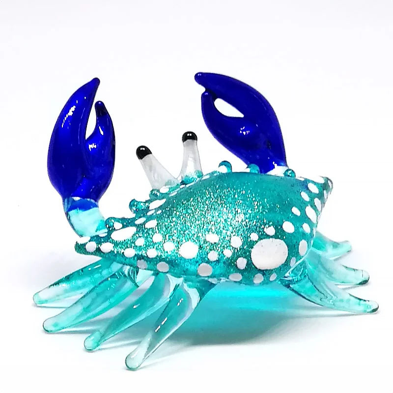 Hand Blown Glass Crab