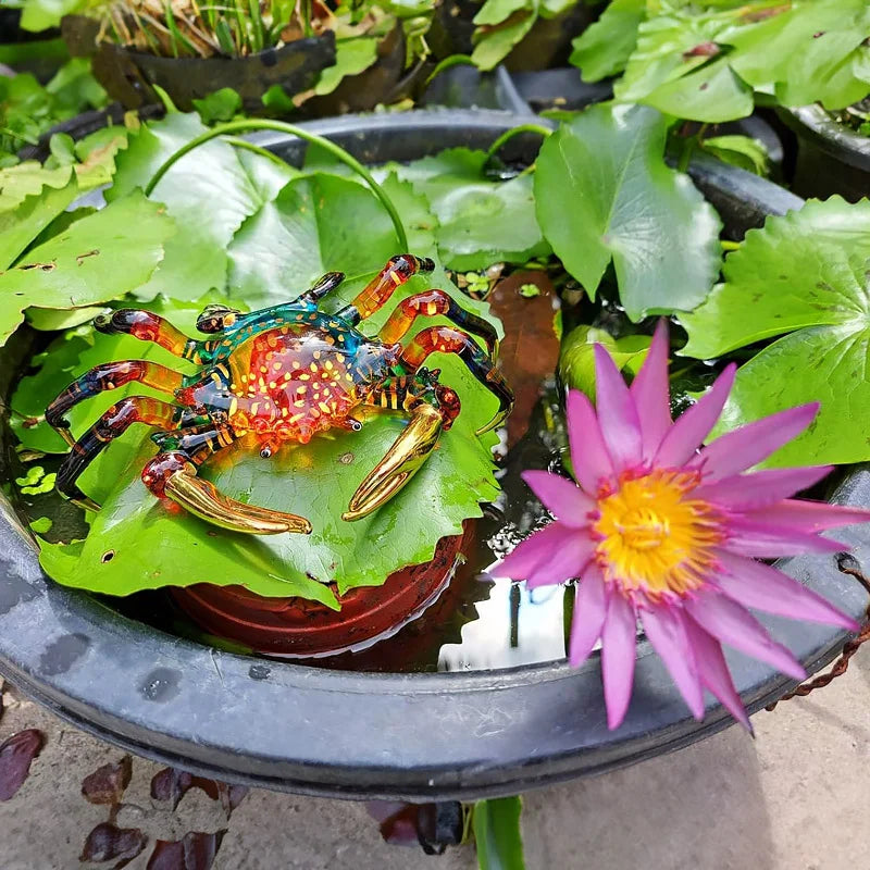Barbados Art Glass Crab
