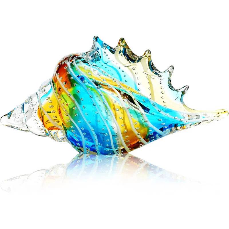 Clearwater Hand-Blown Glass Conch