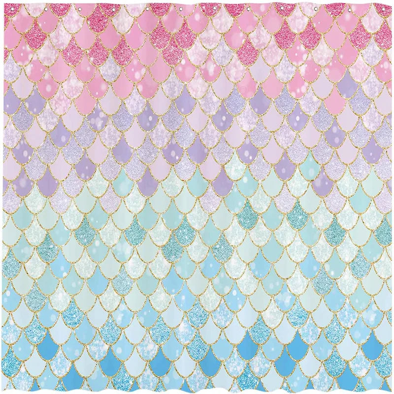 Mermaid Scale Shower Curtain