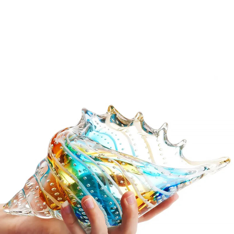 Clearwater Hand-Blown Glass Conch