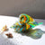 Lagoon Hand Blown Glass Conch