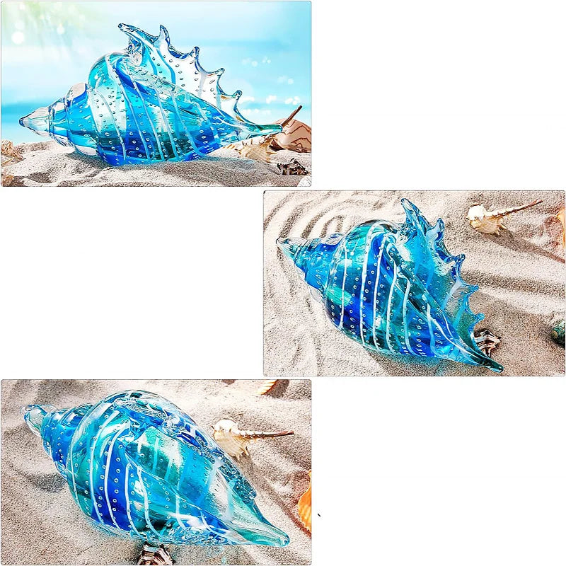 Redondo Hand-Blown Glass Conch