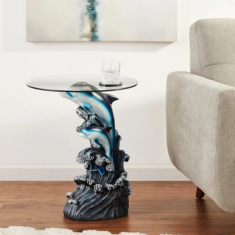 Dolphin End Table