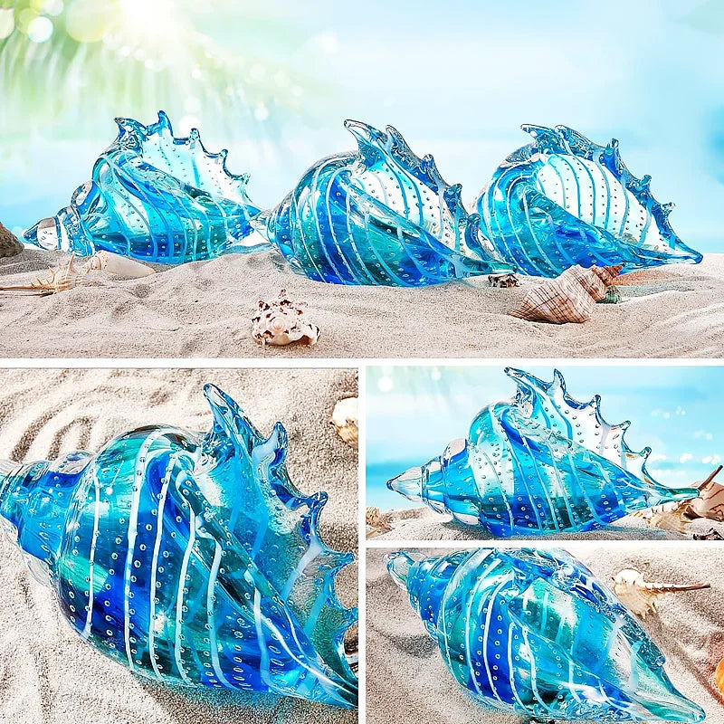 Redondo Hand-Blown Glass Conch
