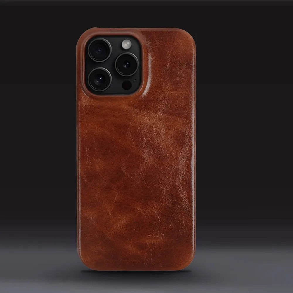 Tommie Genuine Leather iPhone Case