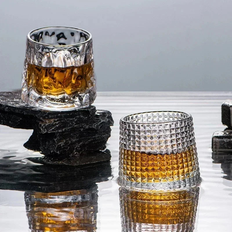 Viskar Rotating Whiskey Glass Collection