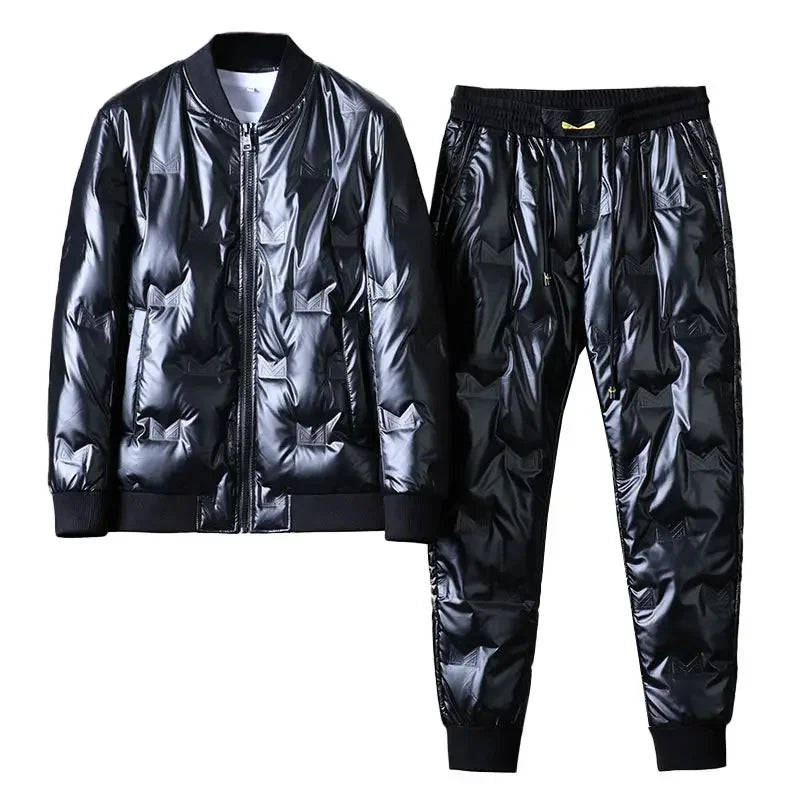 High-Shine Padded Tracksuit