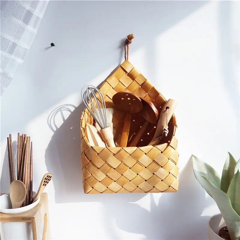 Hanging Woven Basket