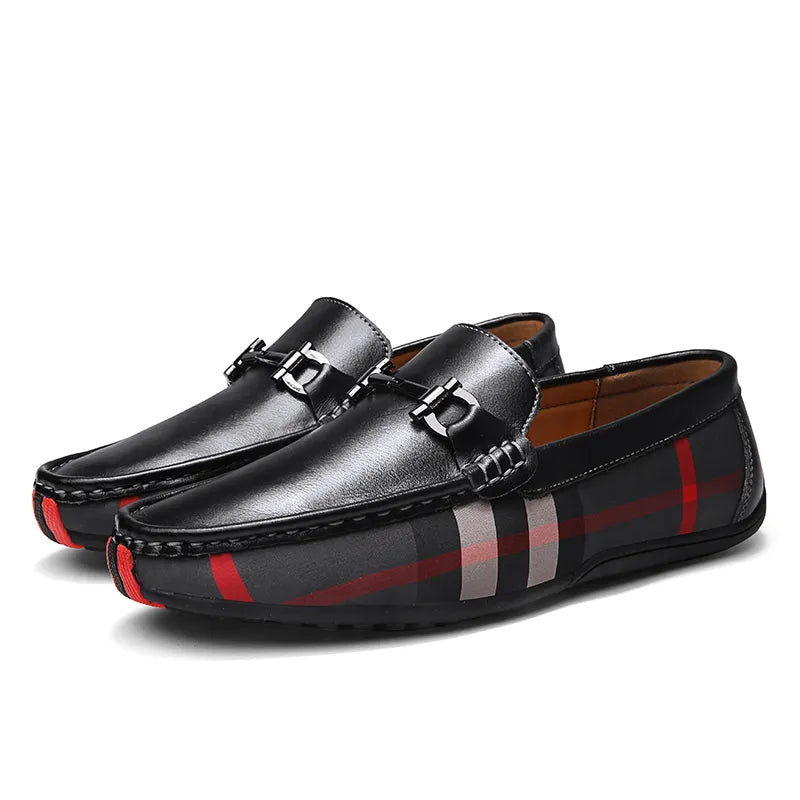 Rucci Plaid Genuine Leather Loafer