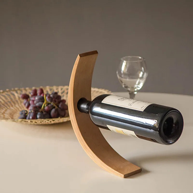 Balanced Crescent Wine Holder