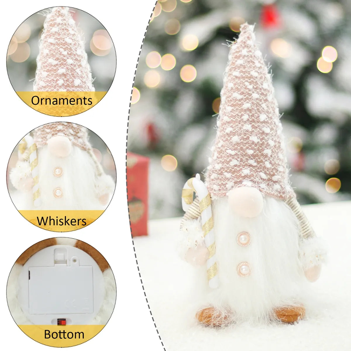 TwinkleBeard LED Gnome - Set of 5