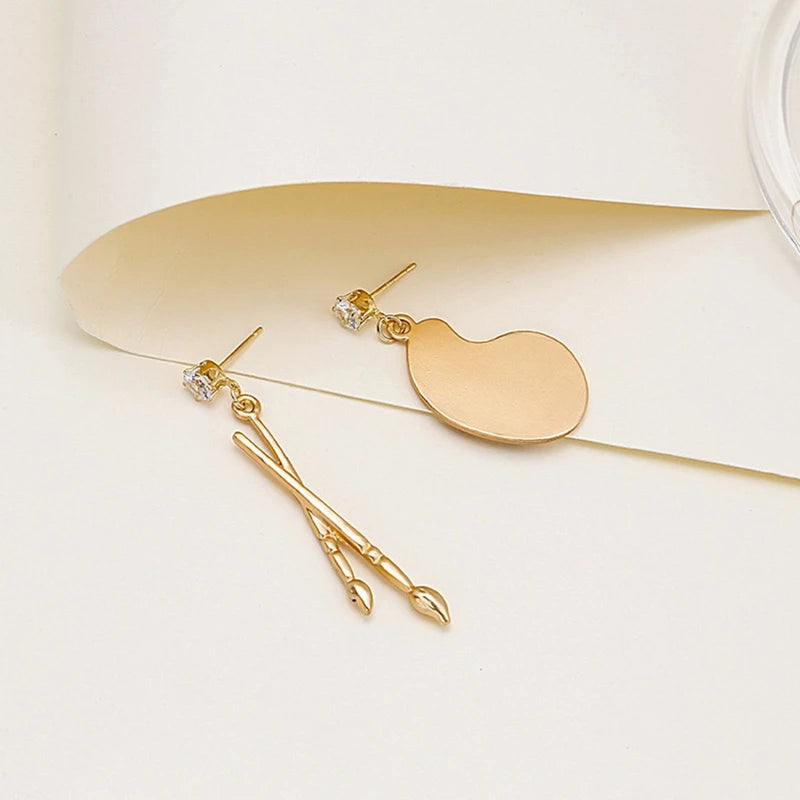 Painter's Palette Drop Earrings