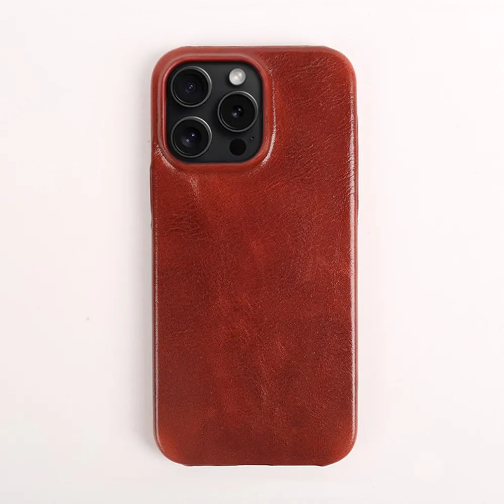 Tommie Genuine Leather iPhone Case