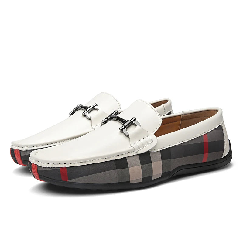 Rucci Plaid Genuine Leather Loafer