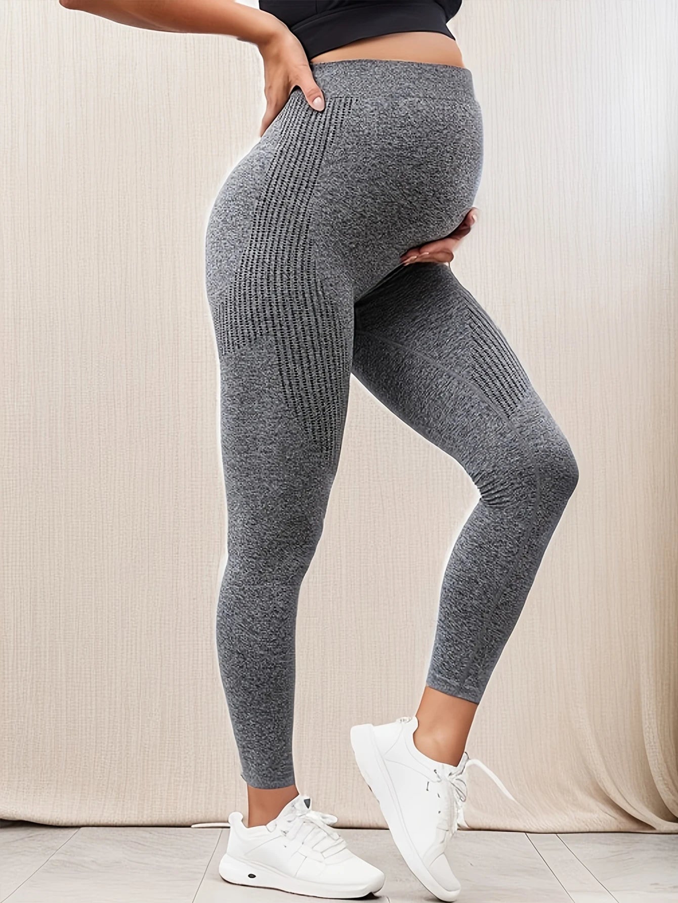 Seamless Stretch Maternity Leggings