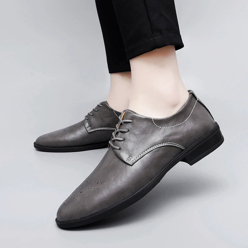 Riccardo Genuine Leather Derby Shoe