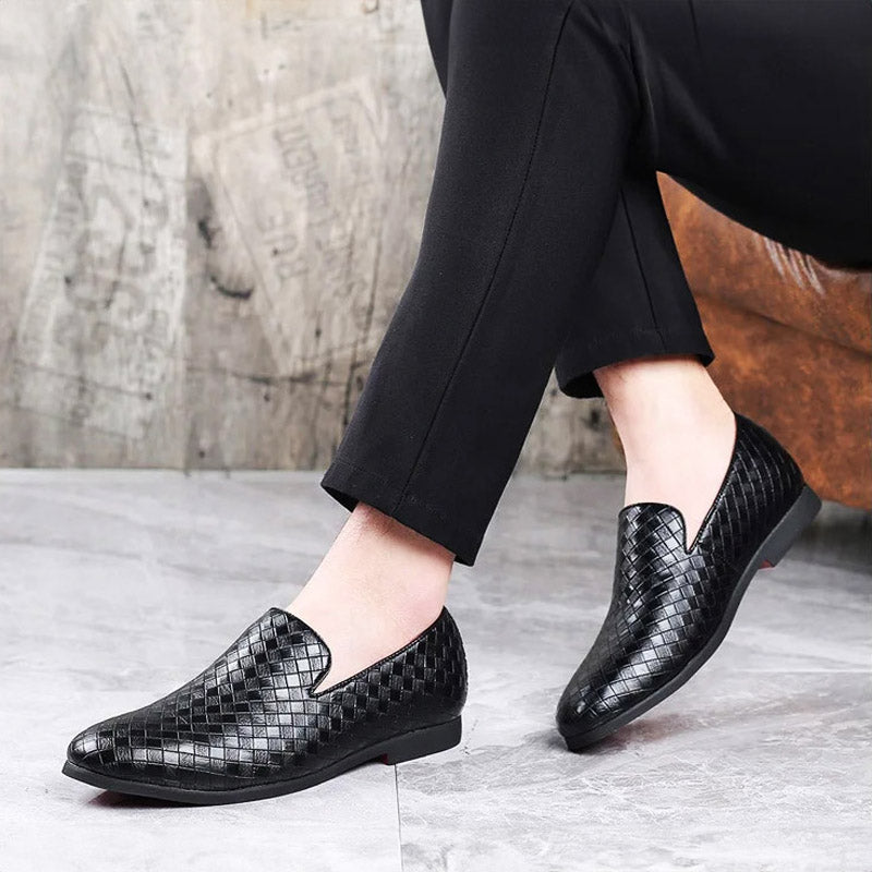 Paulo Woven Leather Loafer