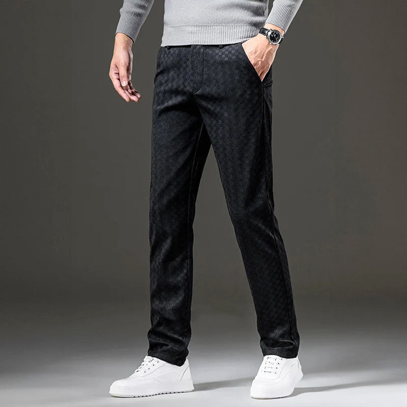 Dean Plaid Corduroy Stretch Pant