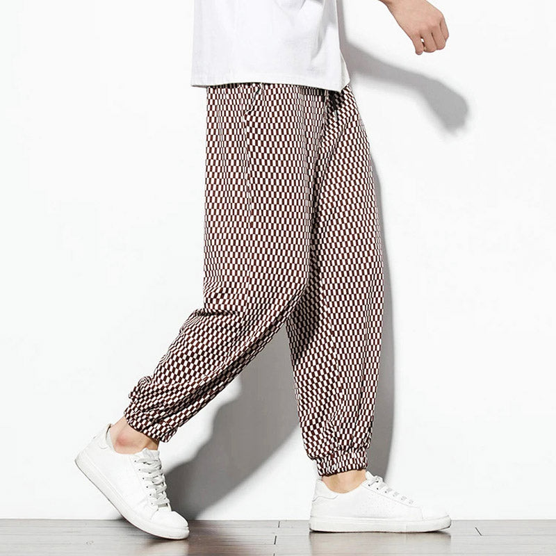 Woodley Checkered Relaxed Fit Jogger