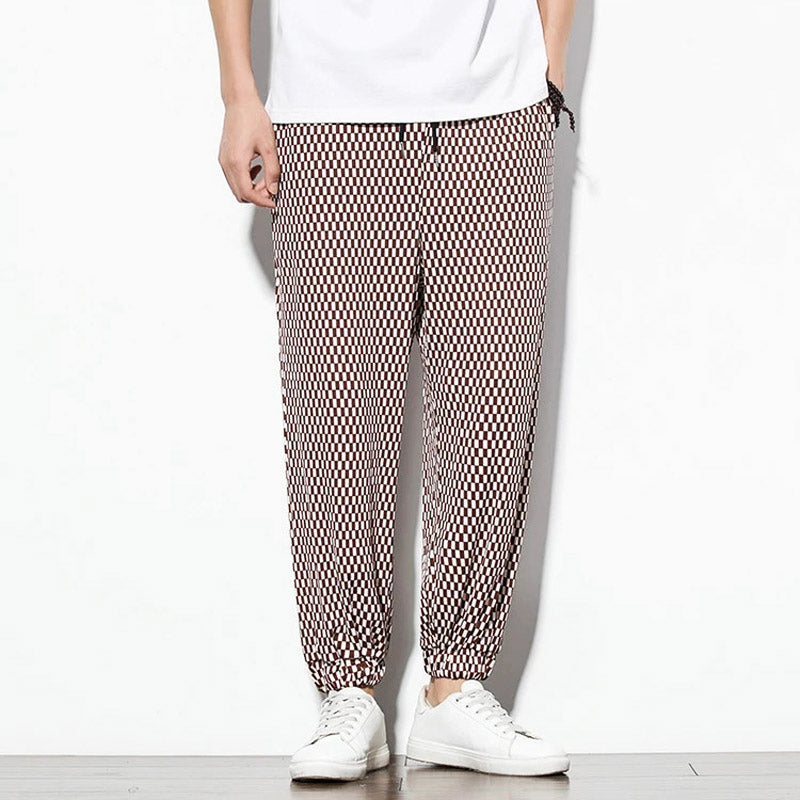 Woodley Checkered Relaxed Fit Jogger