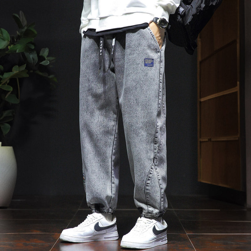 Washed Jersey Denim Jogger