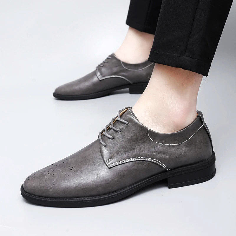 Riccardo Genuine Leather Derby Shoe