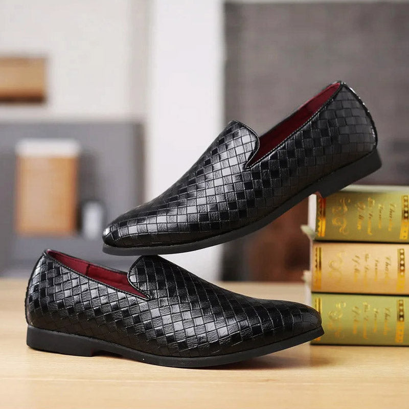 Paulo Woven Leather Loafer