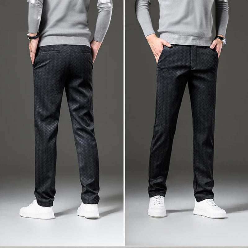 Dean Plaid Corduroy Stretch Pant