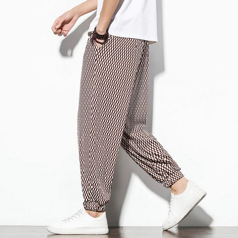 Woodley Checkered Relaxed Fit Jogger