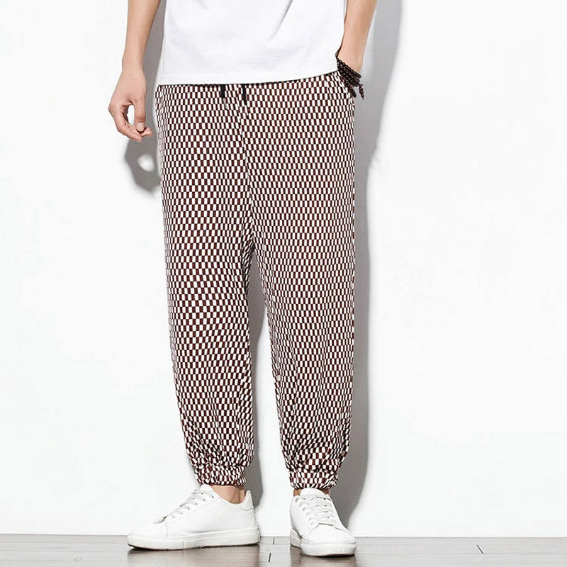 Woodley Checkered Relaxed Fit Jogger