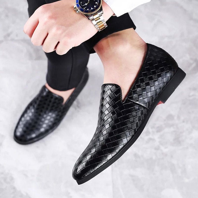 Paulo Woven Leather Loafer