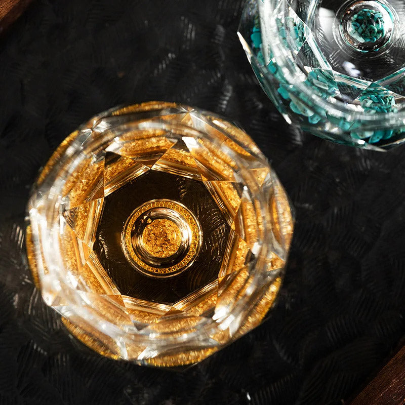 Diamond Cut Crystal Shot Glass