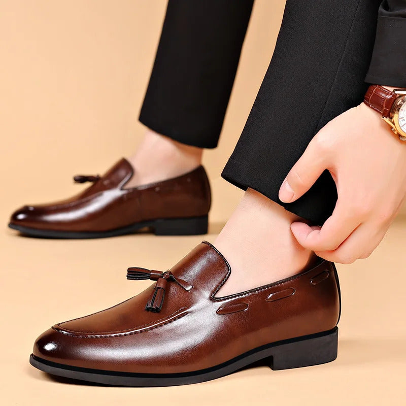 Bruce Leather Tassel Loafer