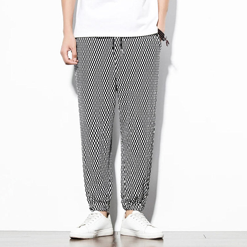 Woodley Checkered Relaxed Fit Jogger