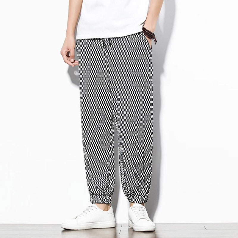 Woodley Checkered Relaxed Fit Jogger