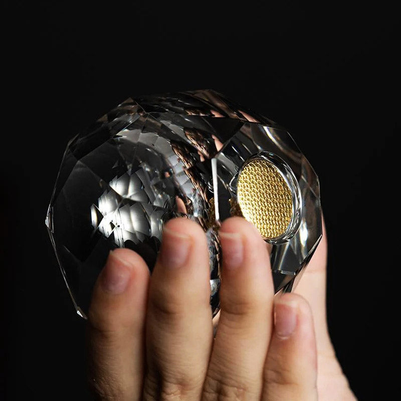 Diamond Cut Crystal Shot Glass