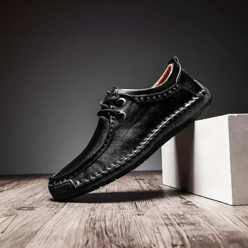 Genuine Leather Deck Loafers