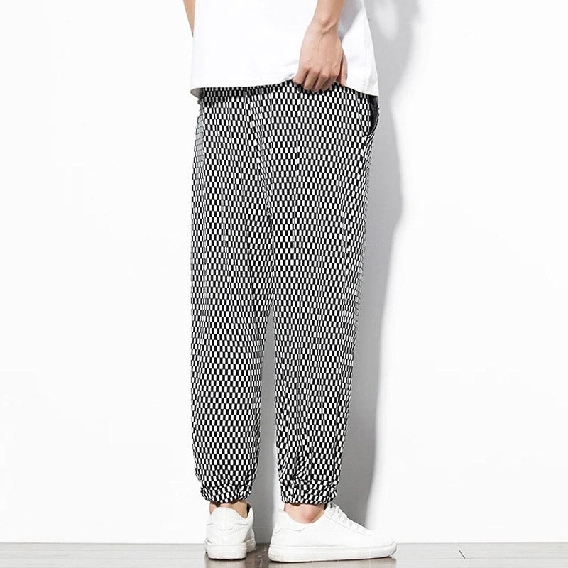 Woodley Checkered Relaxed Fit Jogger