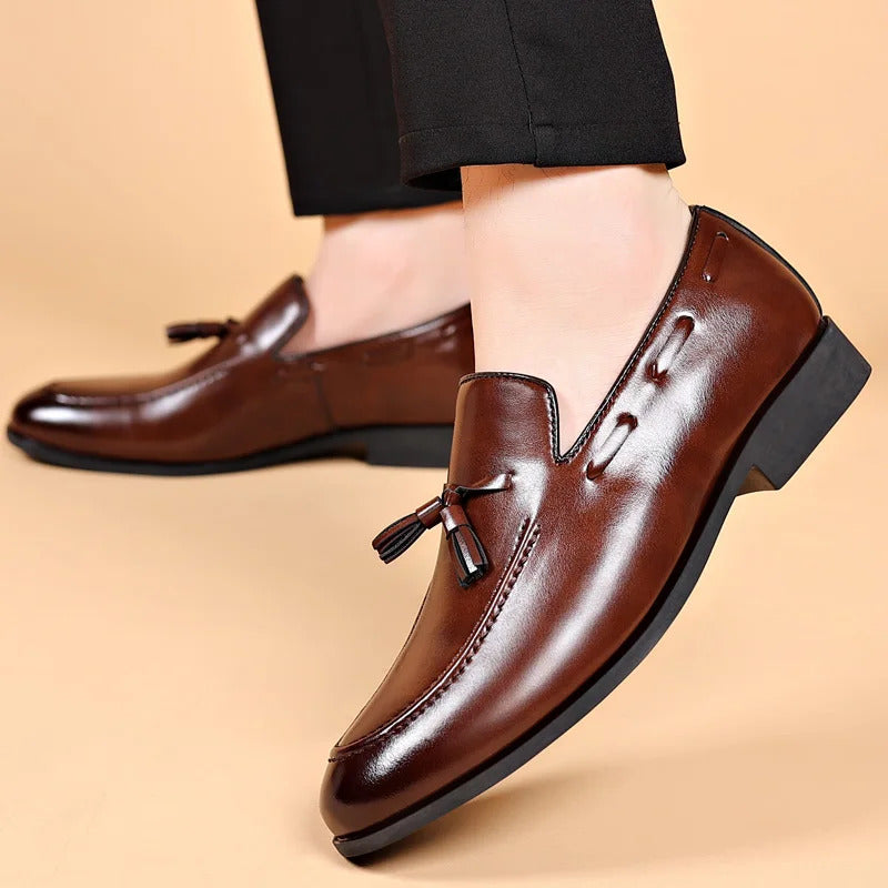 Bruce Leather Tassel Loafer