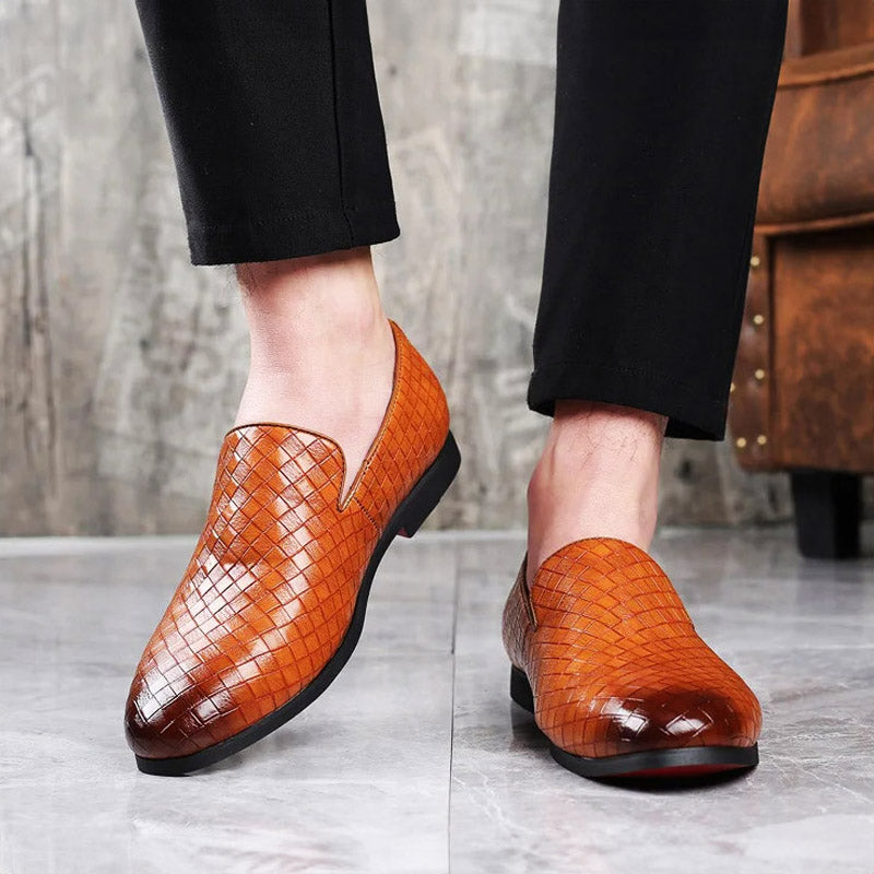 Paulo Woven Leather Loafer