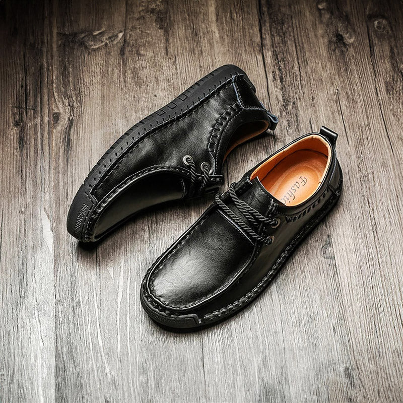 Genuine Leather Deck Loafers