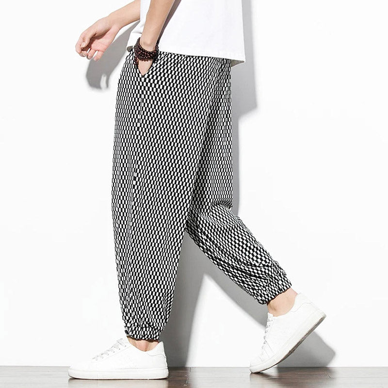 Woodley Checkered Relaxed Fit Jogger