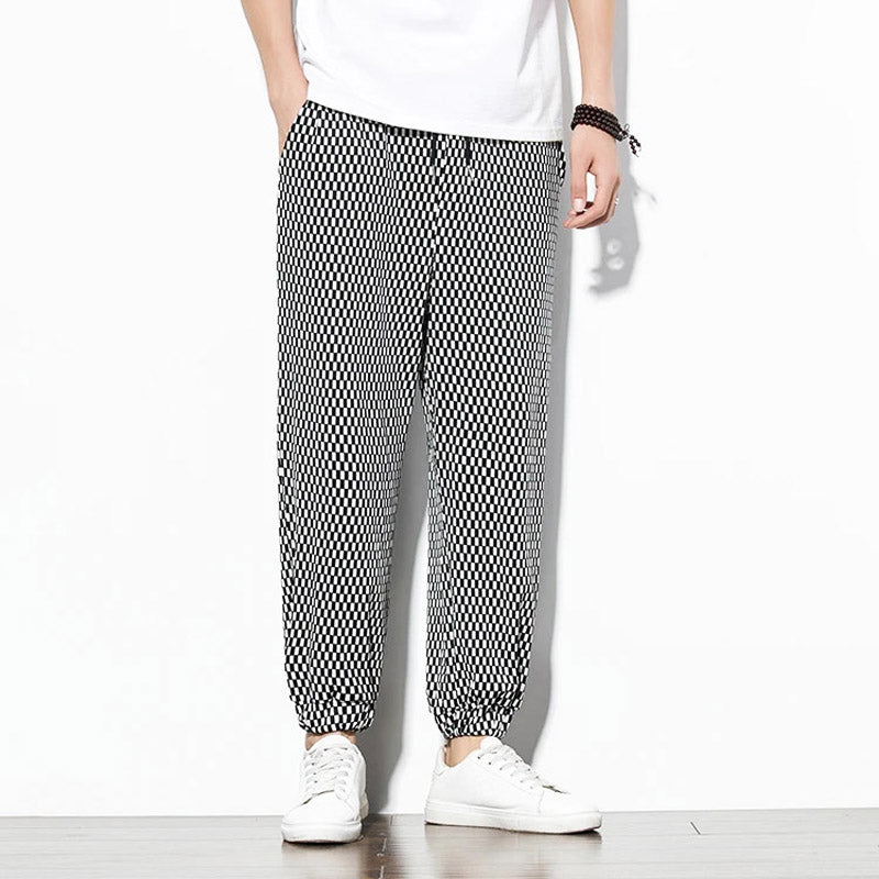 Woodley Checkered Relaxed Fit Jogger