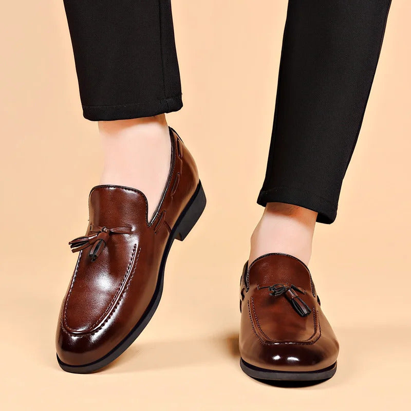 Bruce Leather Tassel Loafer