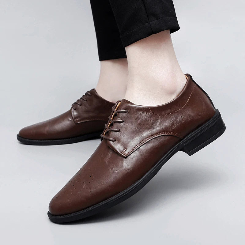 Riccardo Genuine Leather Derby Shoe