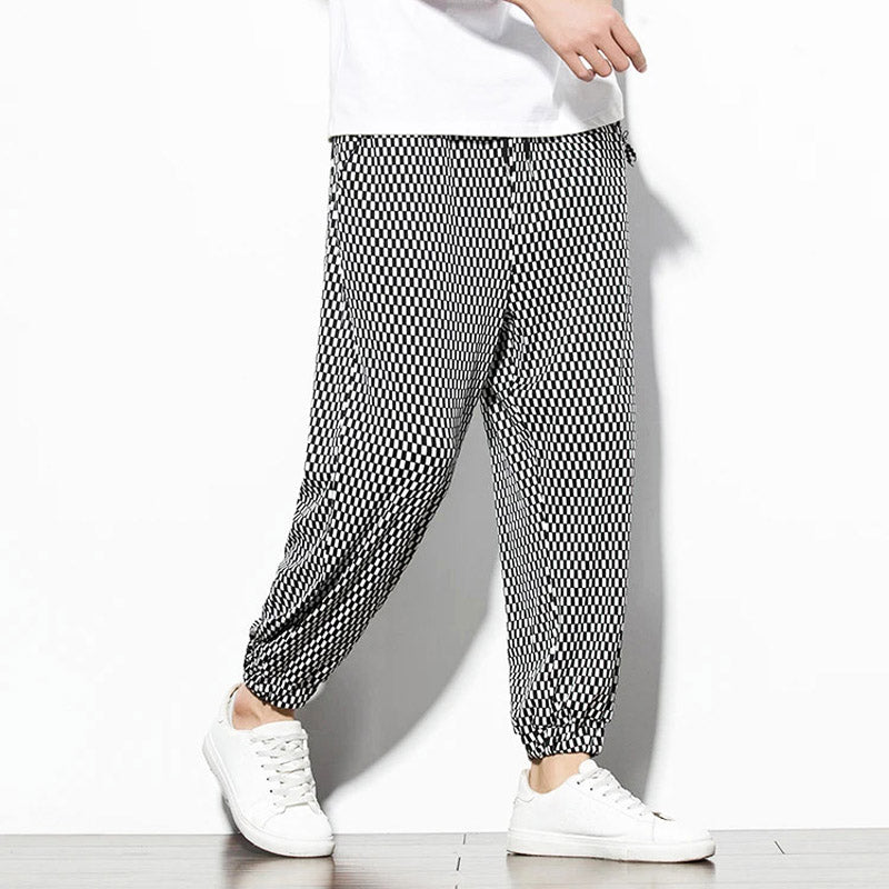 Woodley Checkered Relaxed Fit Jogger