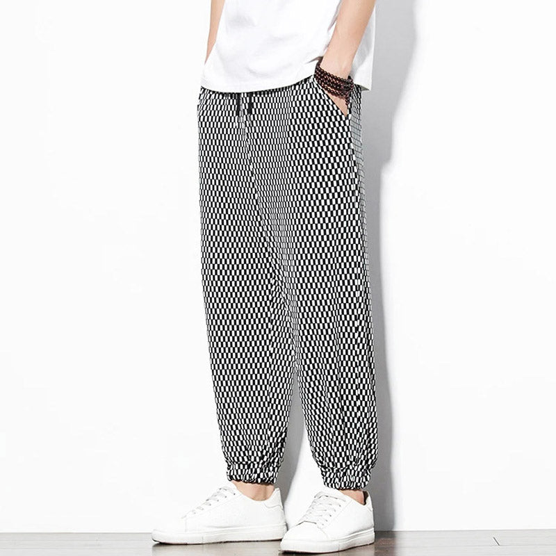 Woodley Checkered Relaxed Fit Jogger