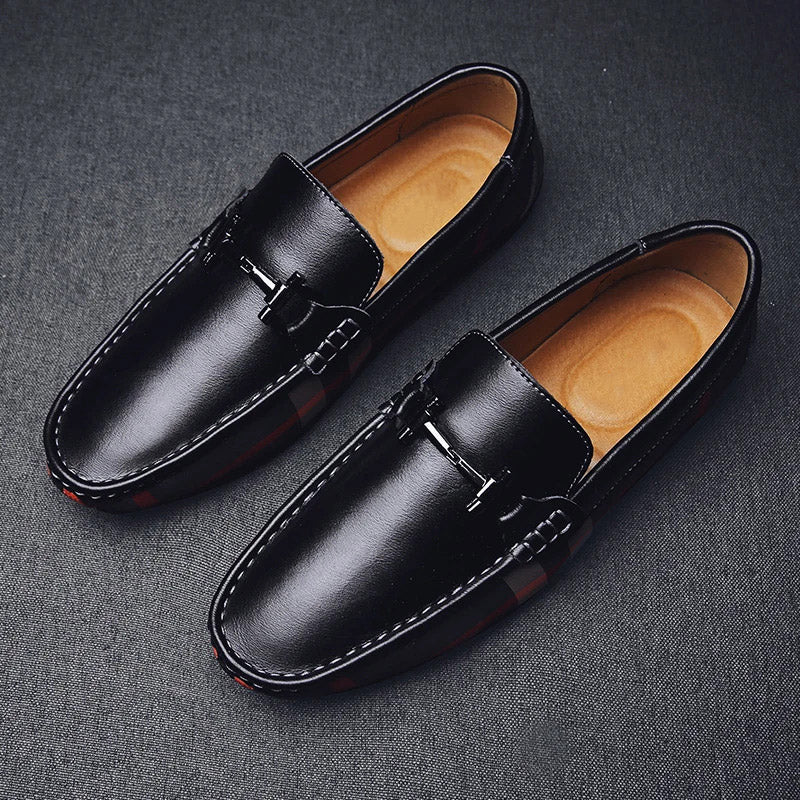 Rucci Plaid Genuine Leather Loafer