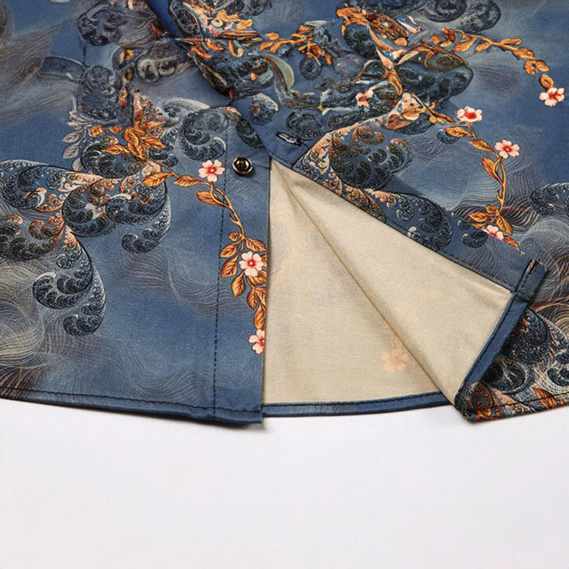 Andrei Fiori Laahana Collection - Short Sleeve Button-Up Shirt